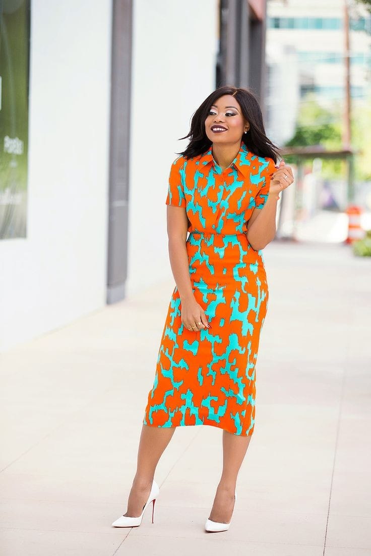 23 Ankara Work Outfits For The Stylish Career Woman - AFROCOSMOPOLITAN